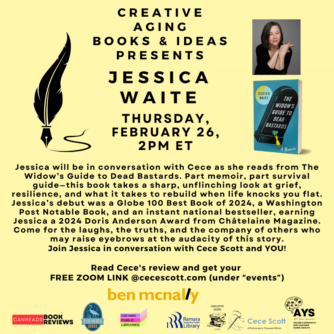 Poster for event with Cece Scott and Jessica Waite