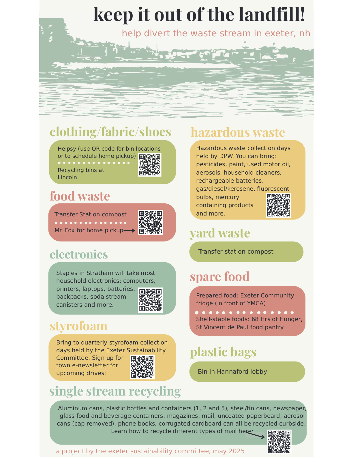 Help divert the waste stream in Exeter, NH