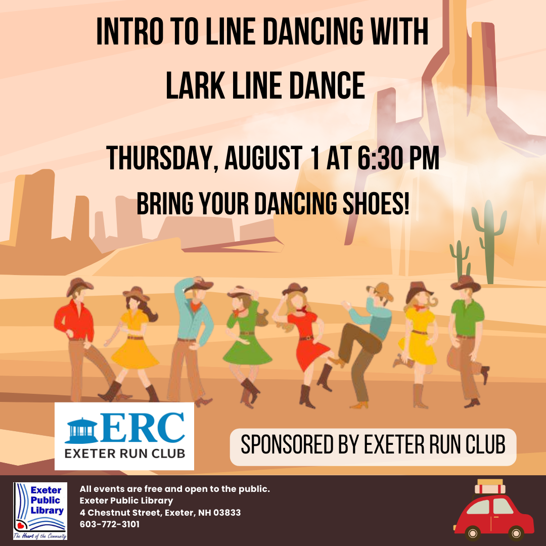 Intro to Line Dancing Thursday, August 1 at 6:30 PM