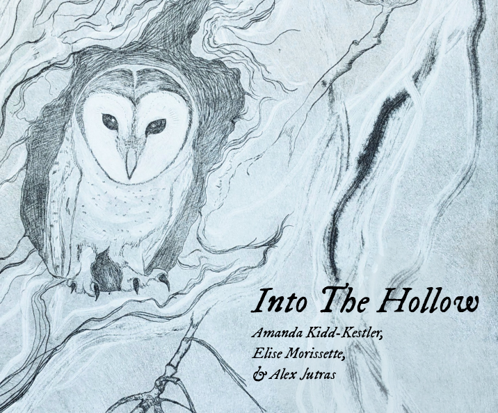 October Artists: Into the Hollow exhibit by Amanda Kidd-Kestler, Elise Morissette, and Alex Jutras October Artists: Into the Hollow exhibit by Amanda Kidd-Kestler, Elise Morissette, and Alex Jutras