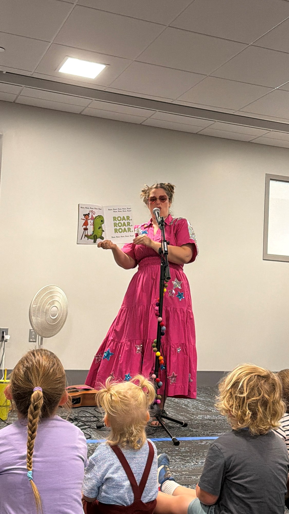 Miss Julieann Music performing in the Meeting Room.