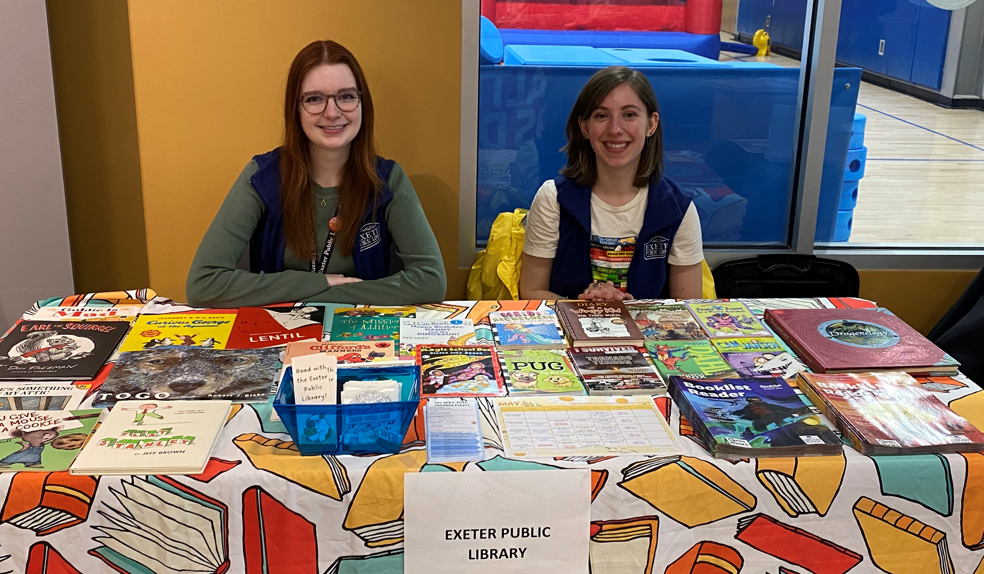 Children's Room staff members at Healthy Kids Day at the Exeter YMCA Children's Room staff members at Healthy Kids Day at the Exeter YMCA