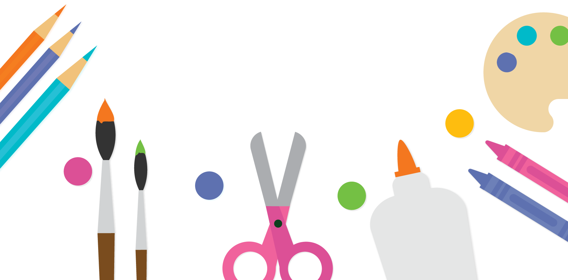 Backgrounds - Square Widget - Art Supplies