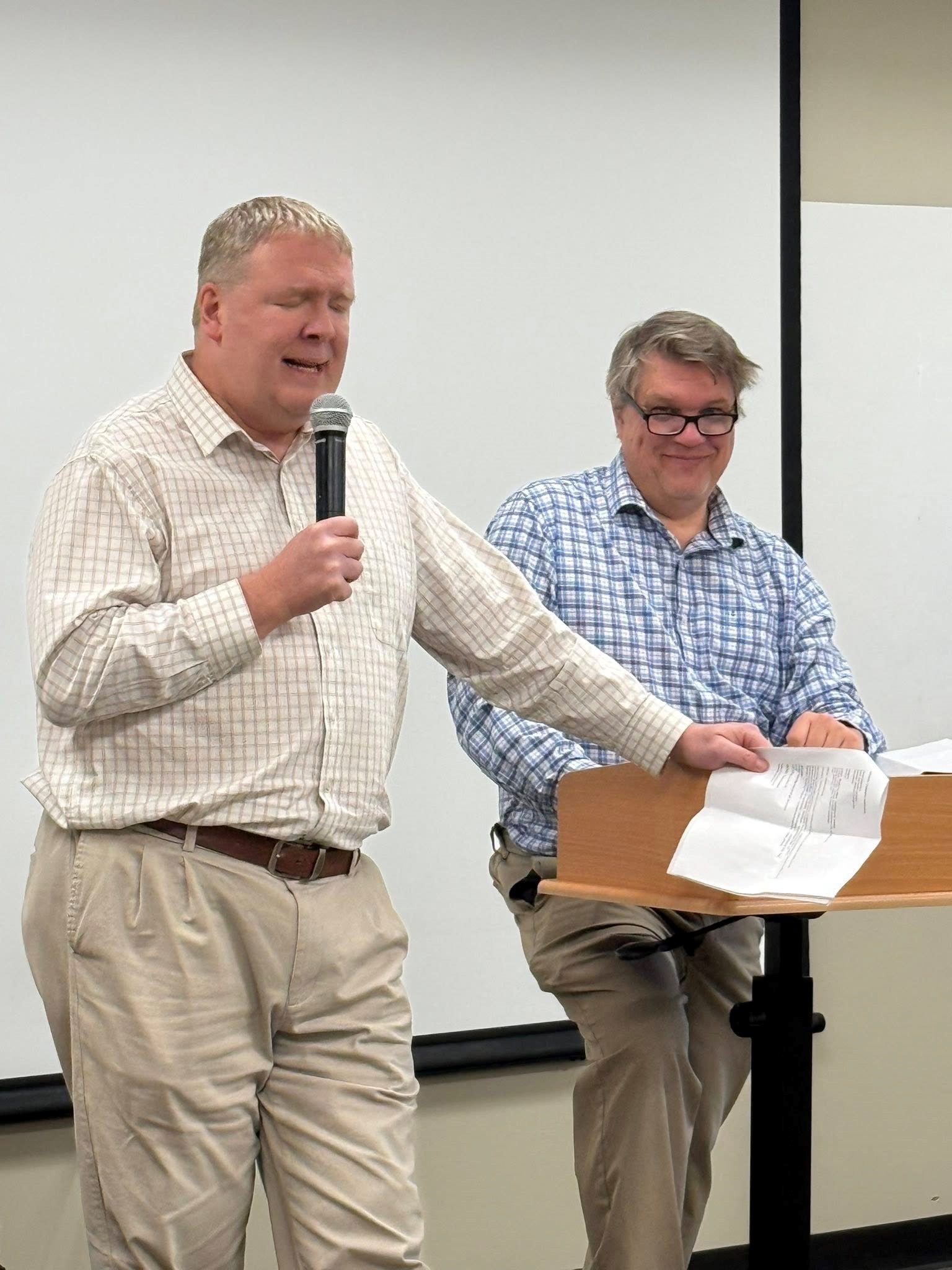 Steve Campbell talking