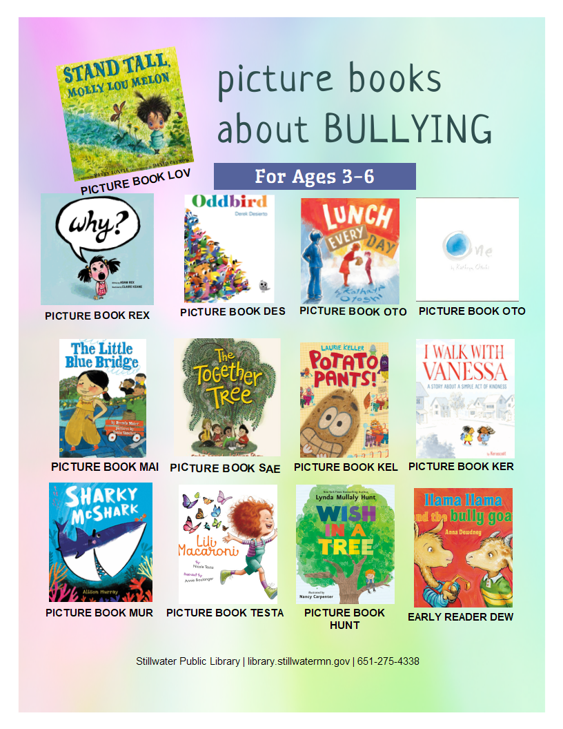 picture books about bullying