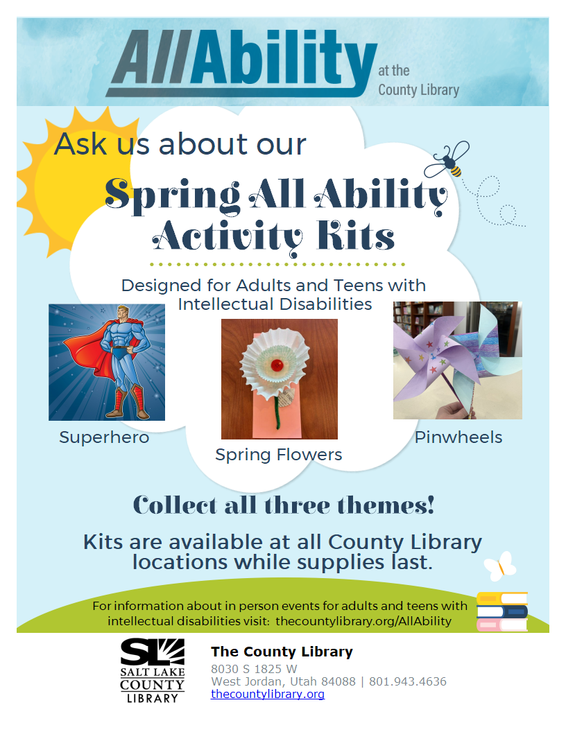Spring All Ability Activity Flyer