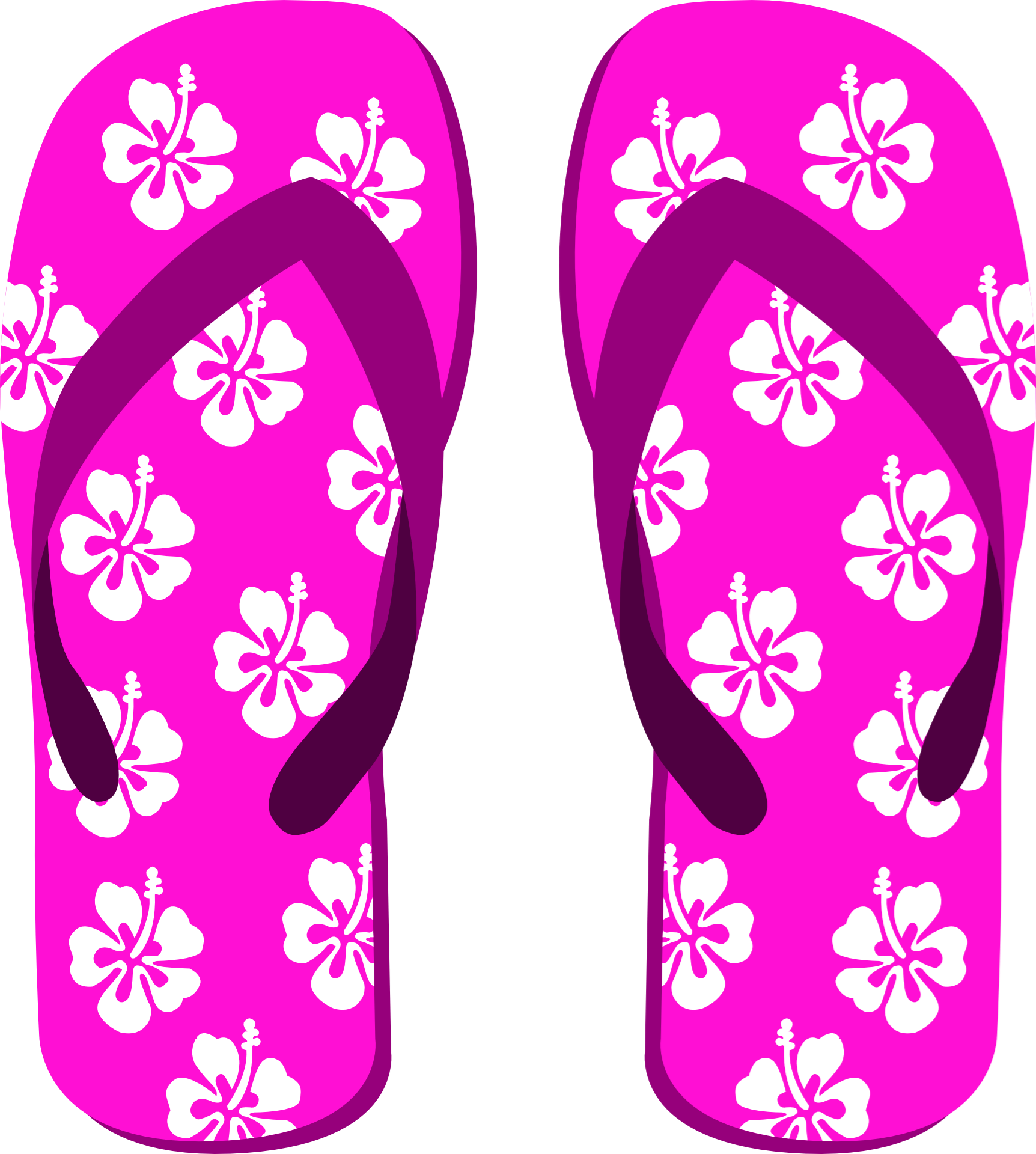 Summer Beach Flip Flops