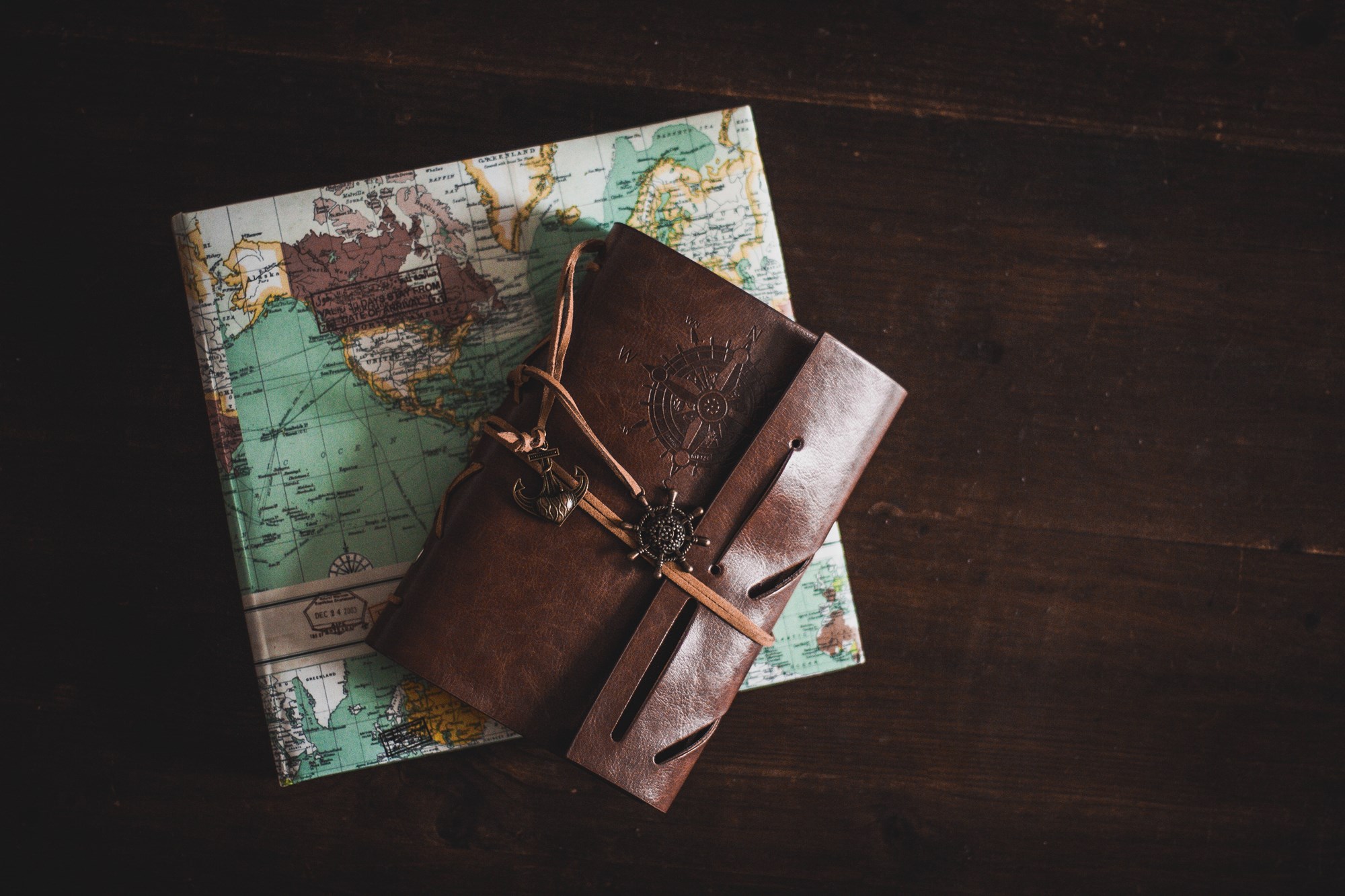 Map And Travel Book Journal