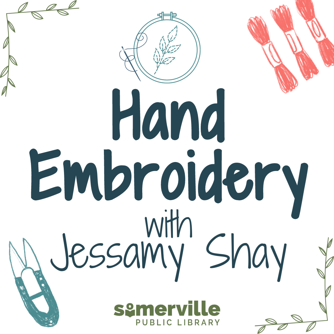 Transcript: Hand embroidery with Jessamy Shay.