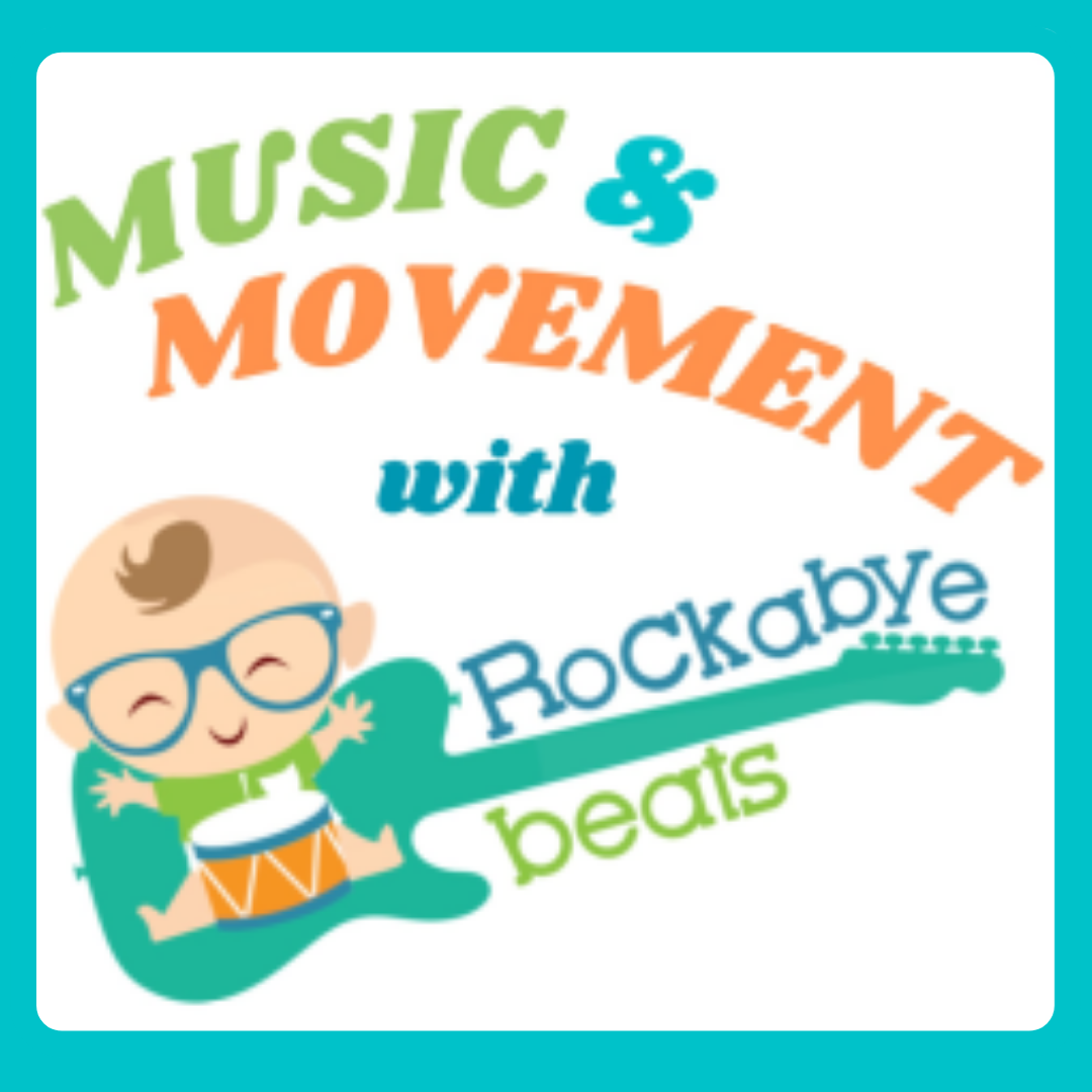 Transcript: music and movement with rock-a-bye beats.