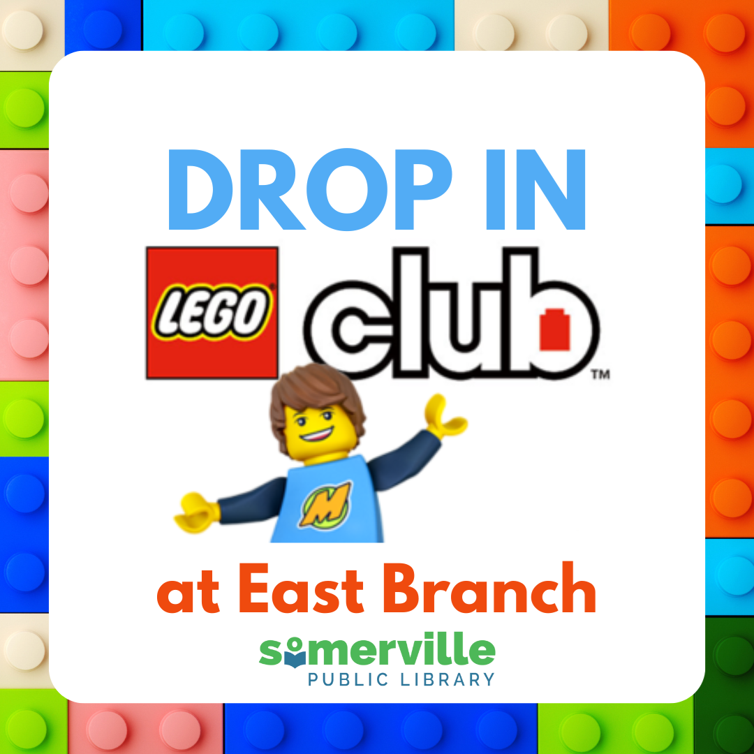 Transcript: Drop in LEGO club at East Branch.