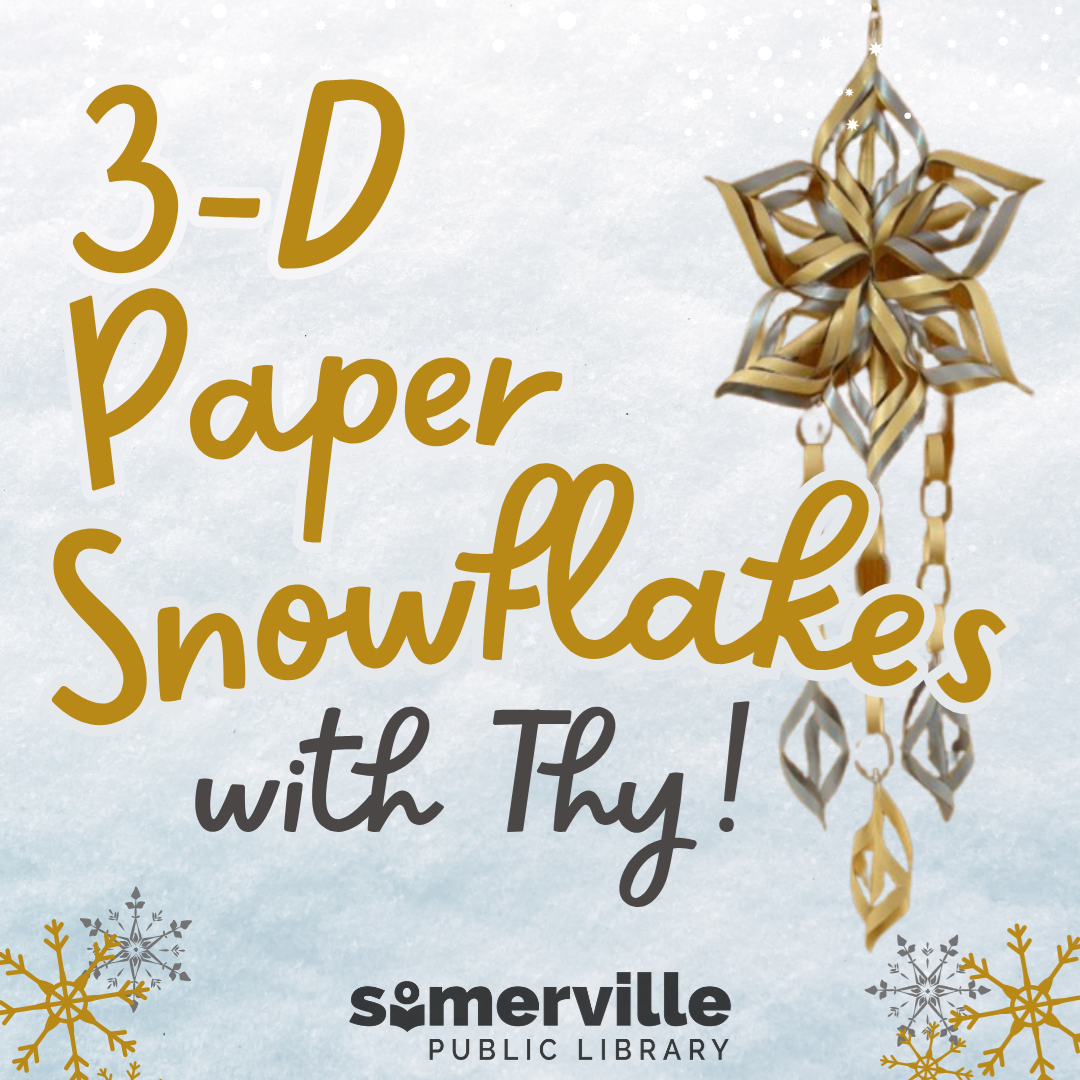 Transcripts: 3D paper snowflakes with Thy.