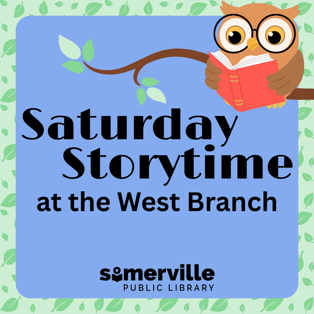 Transcript: Saturday storytime at the west branch.