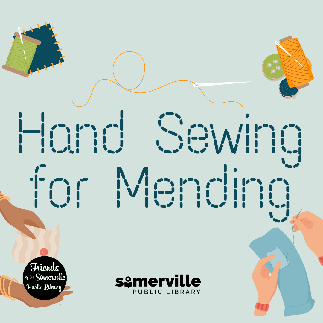 Transcript: hand sewing for mending.