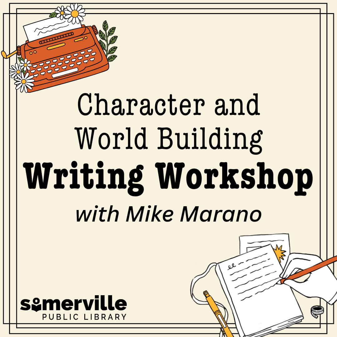 Transcript: Character and world building writing workshop with Mike Marano.