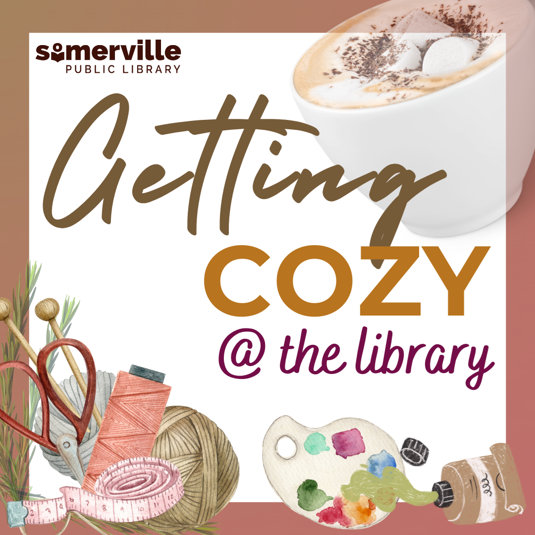 Transcript: Getting cozy at the library.