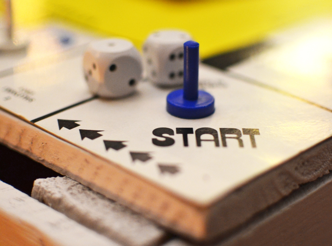 Photograph of Mahjong playing table