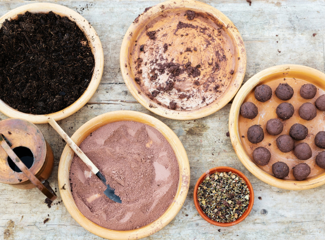 Photograph of various colored yarn stacked on top of one another