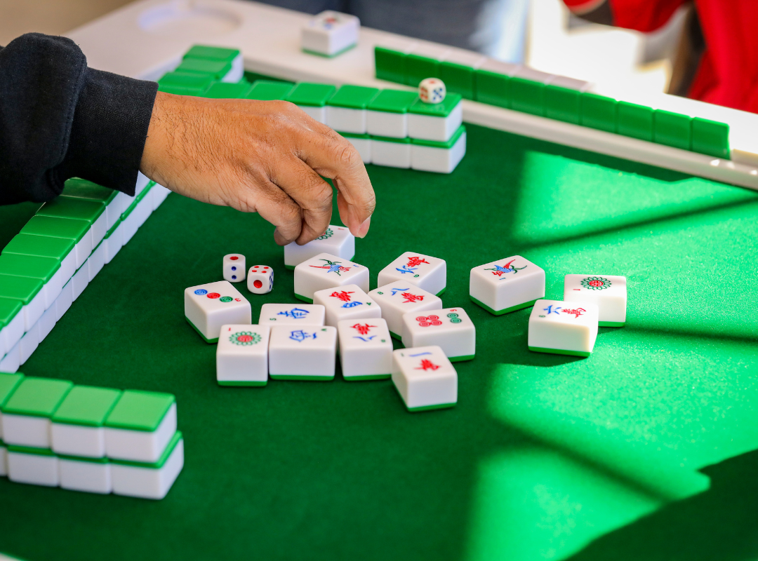 Photograph of Mahjong playing table