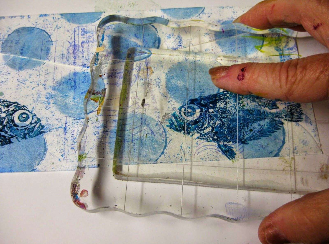 Photograph of various colored yarn stacked on top of one another