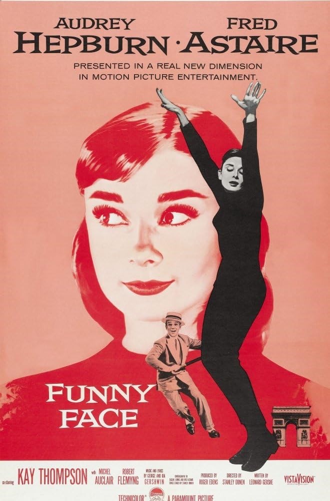 picture of a woman in pink and two figures dancing