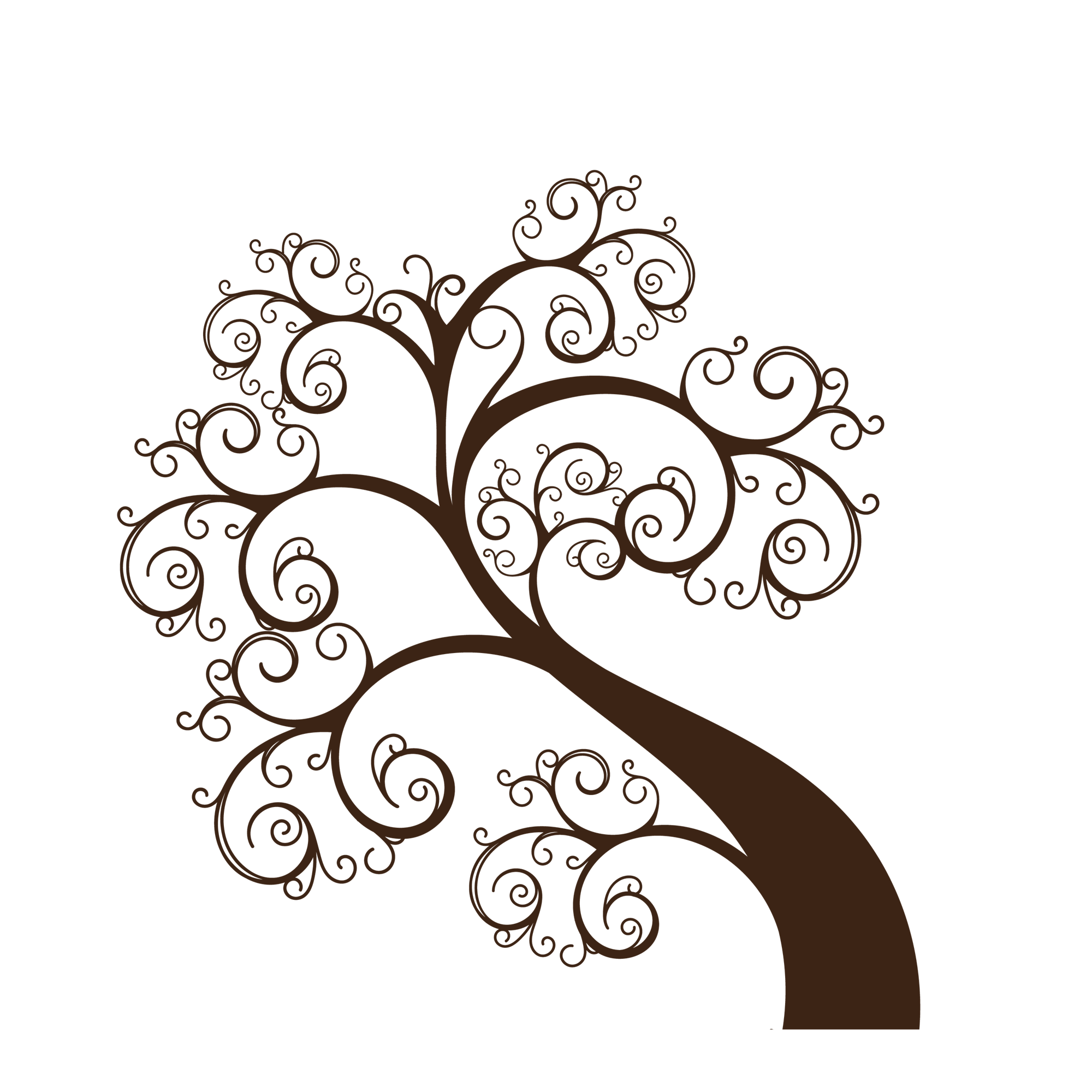 Icon - Whimsical Tree - Brown