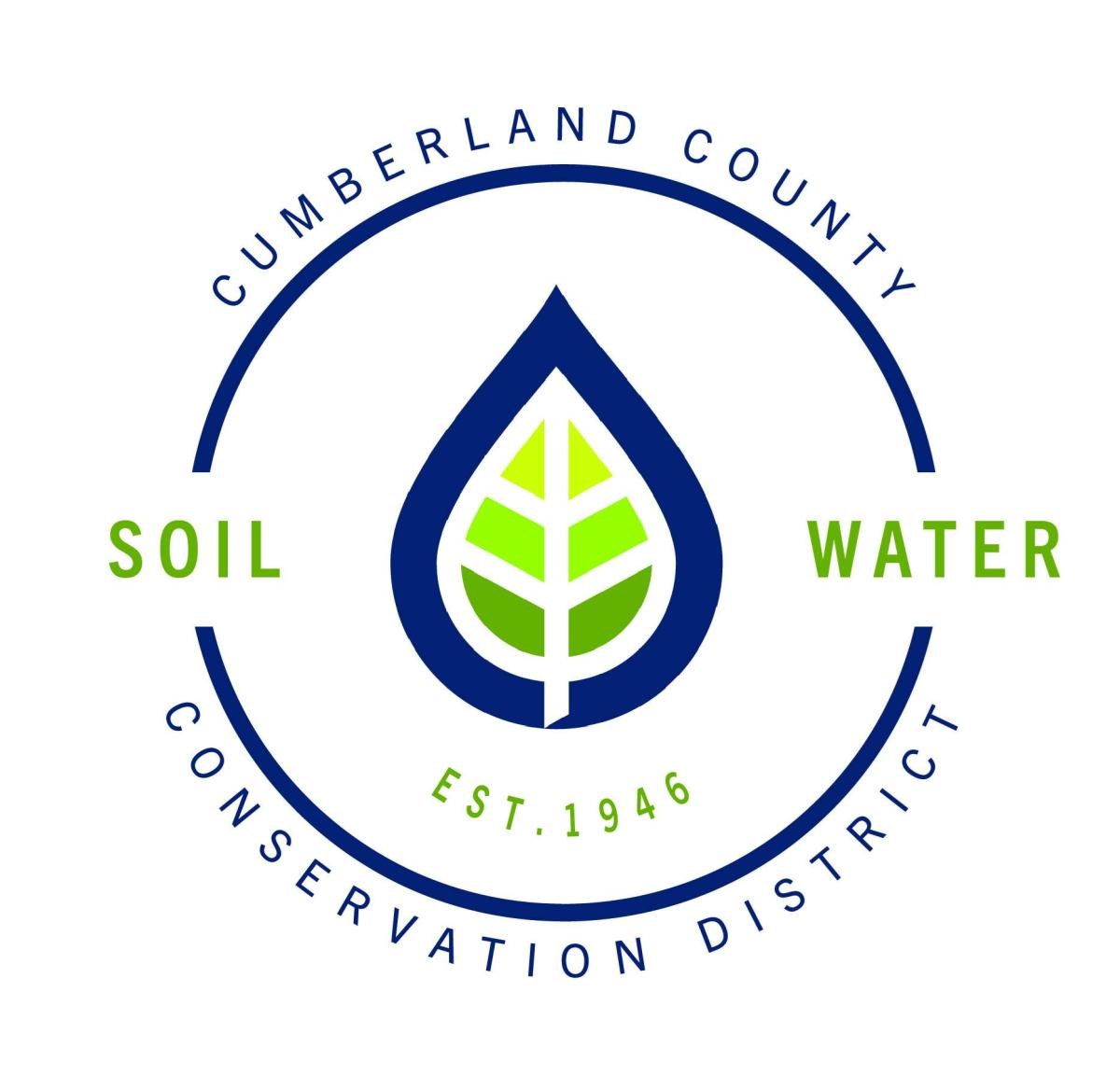 logo with leaf and water droplet