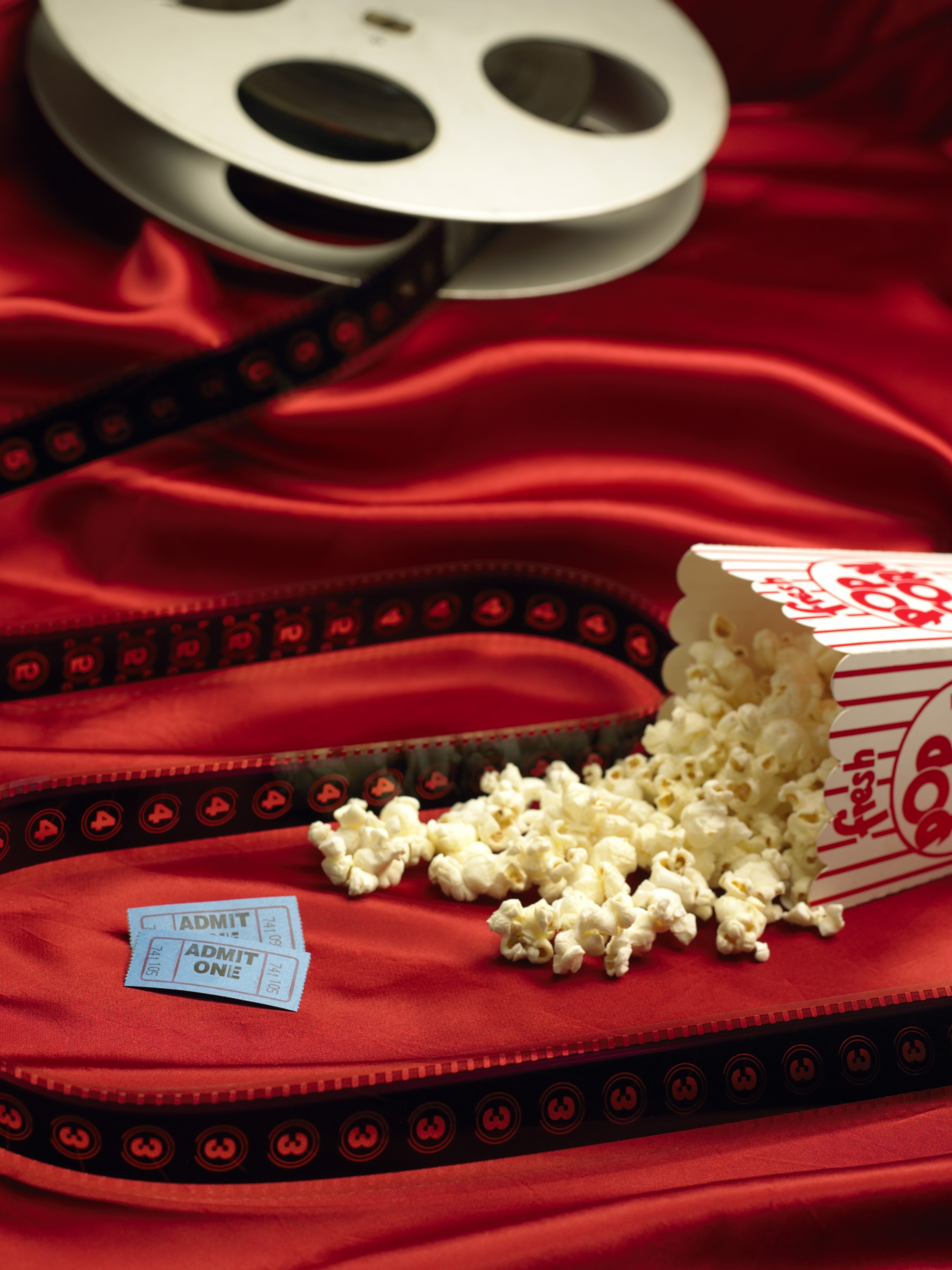 Popcorn and Film Reel