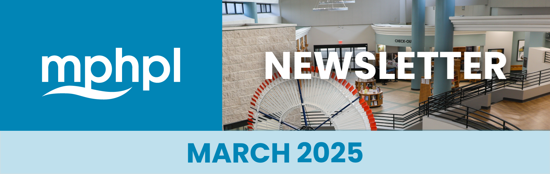 MPHPL logo 'March Newsletter'