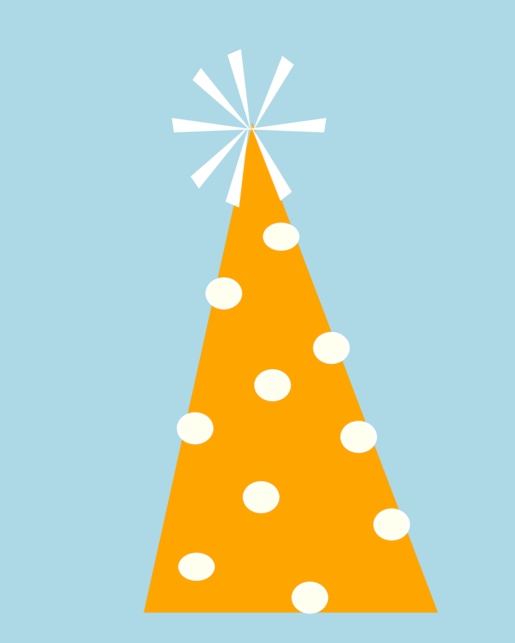 Icons birthday hat yellow dots kids adults