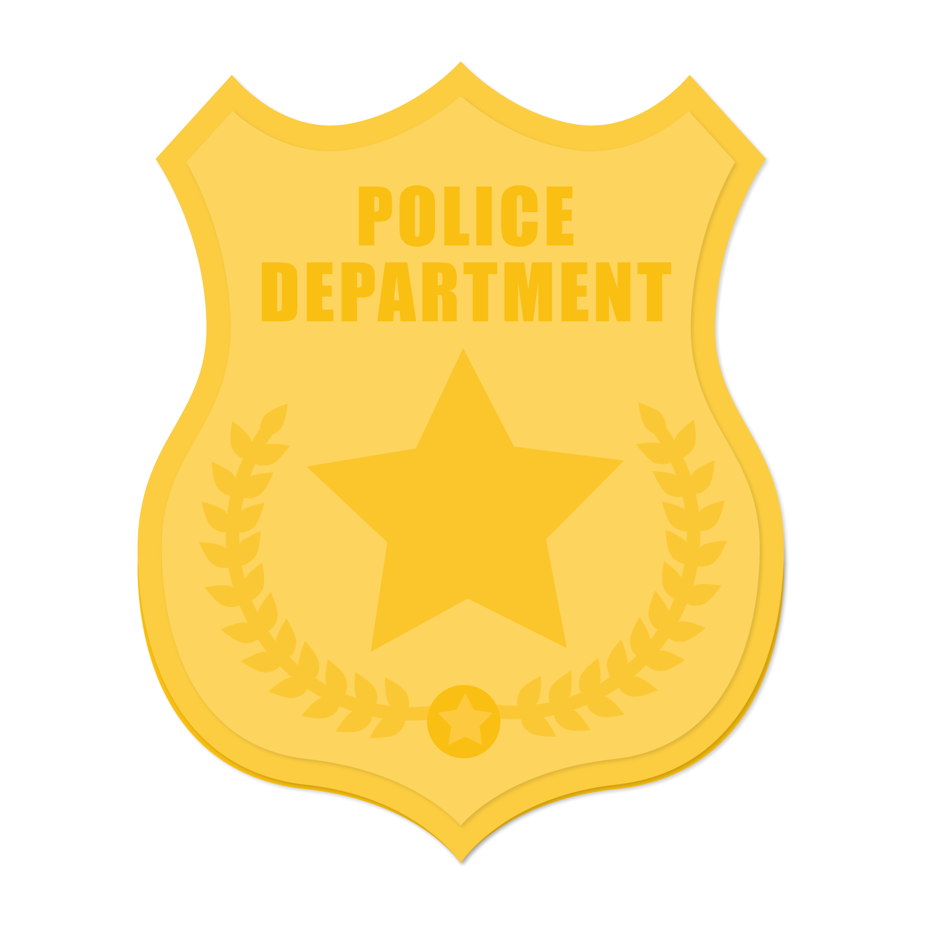 Icons - Police Badge with Text