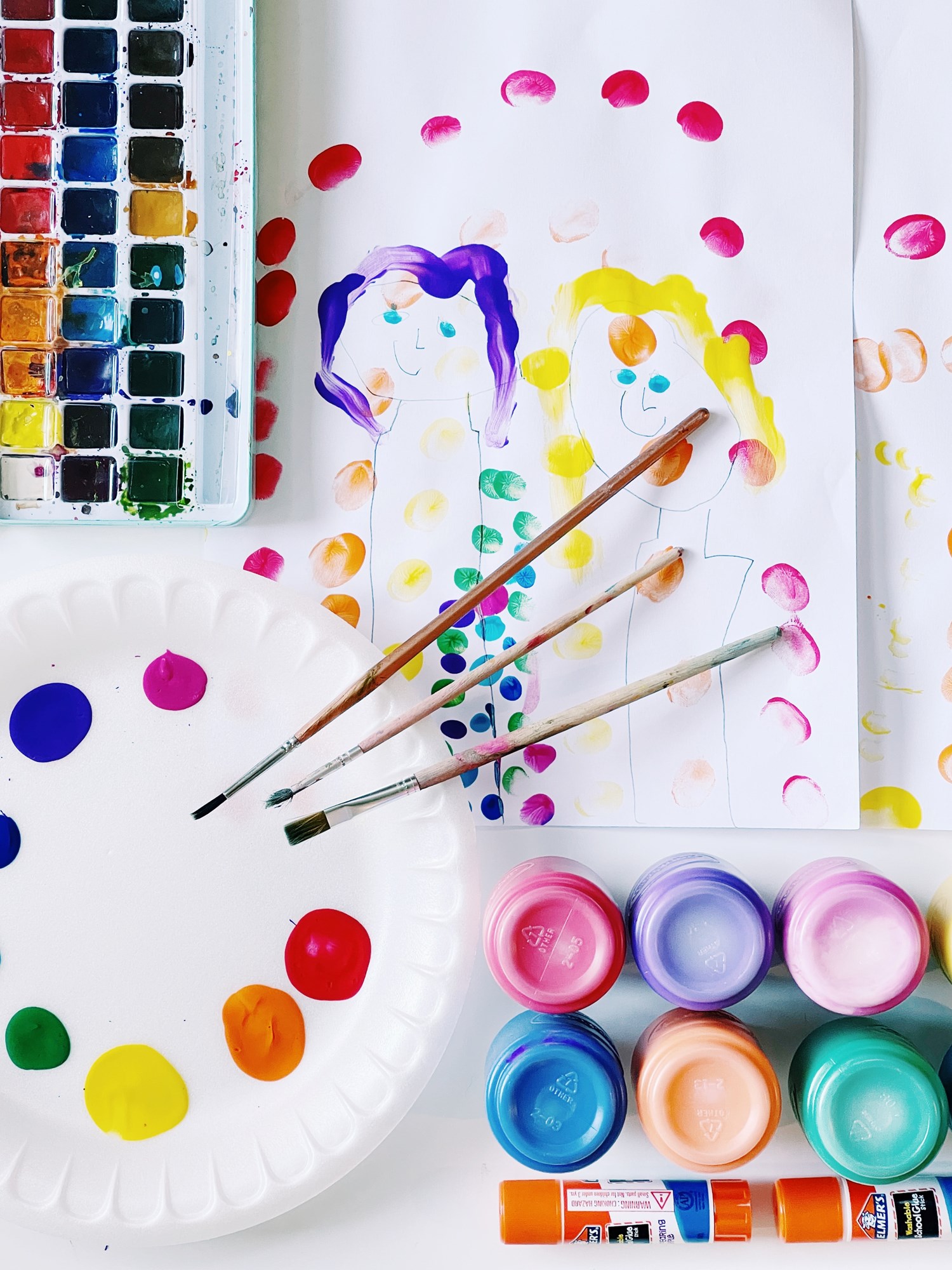 Watercolor painting supplies