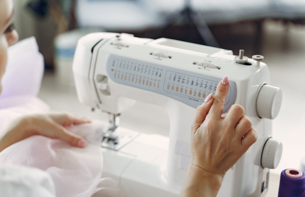 A sewing machine