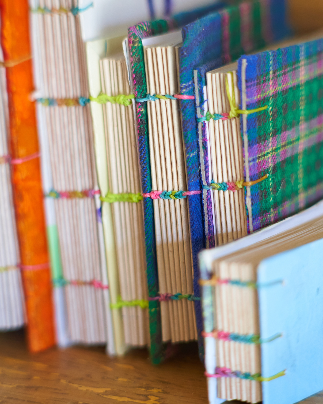 books made with coptic stitch binding