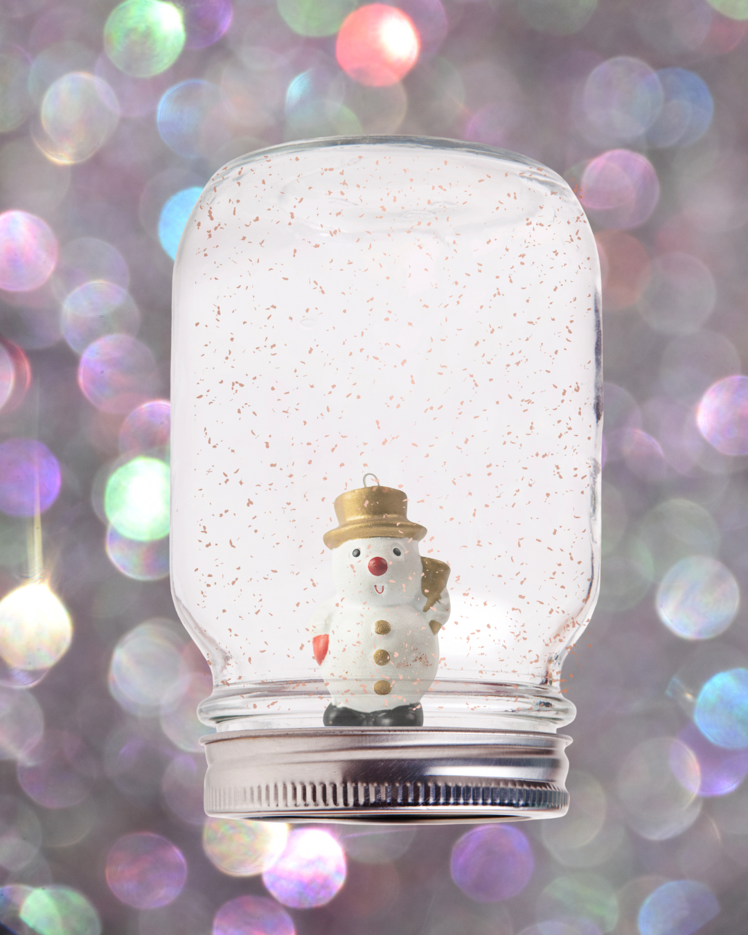 snow globe with snowman