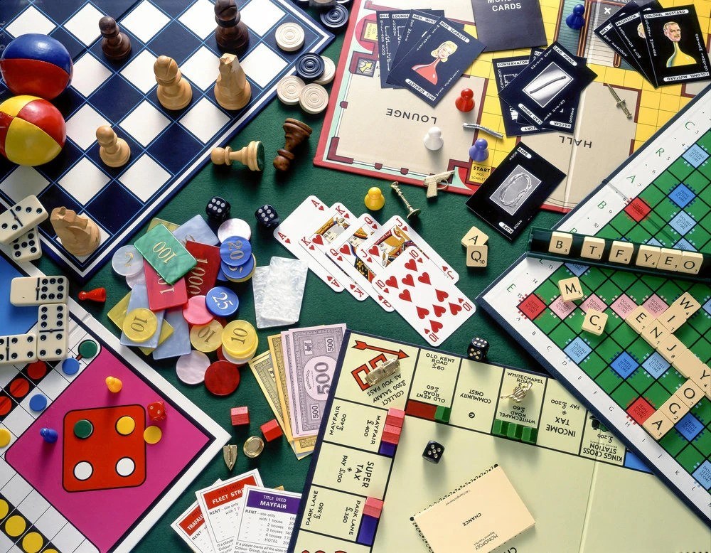 A selection of board games
