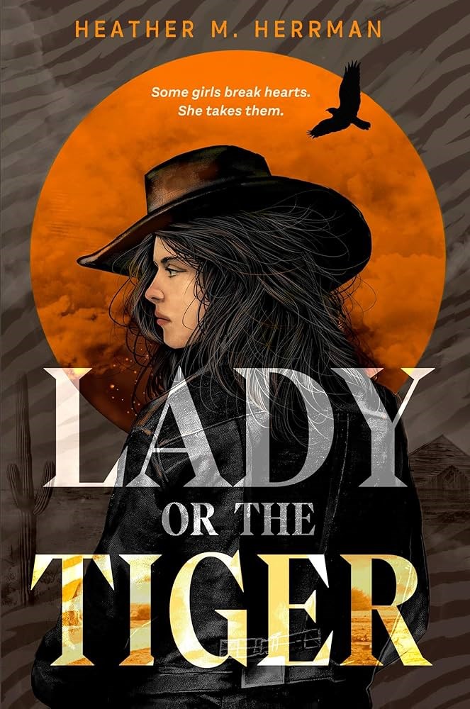book cover for lady or the tiger