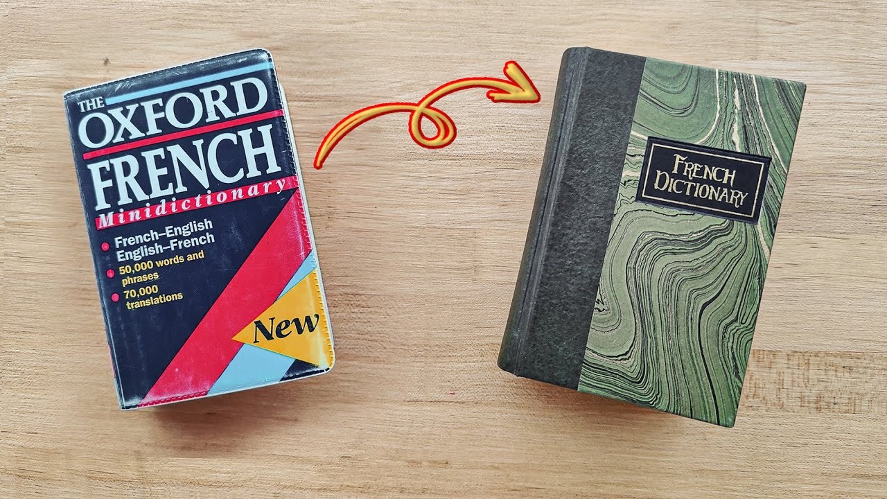Before and after paperback to hardback books