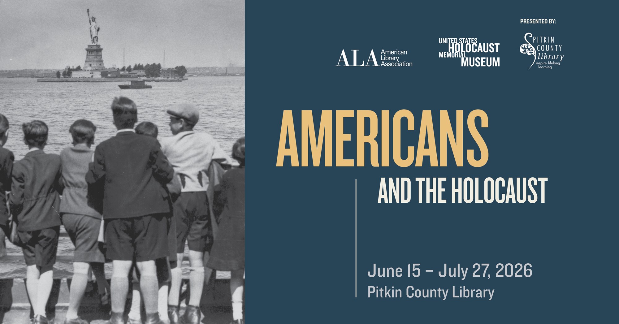 Americans and the Holocaust Exhibit June 15 to July 27, 2026 at the Pitkin County Library