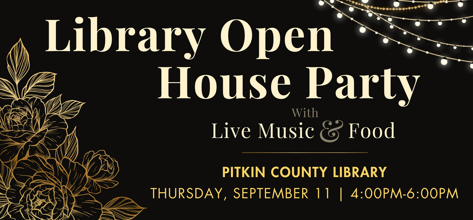 Library Open House Party