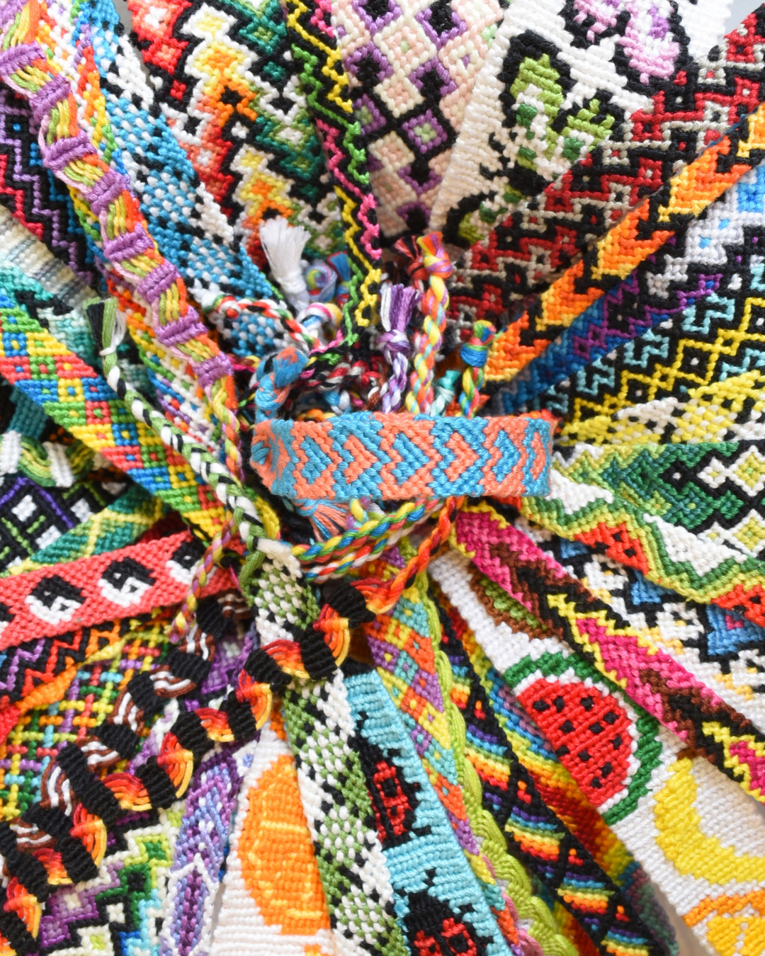 image of woven friendship bracelets