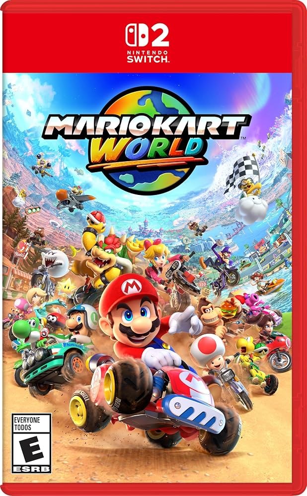 mario kart world game cover