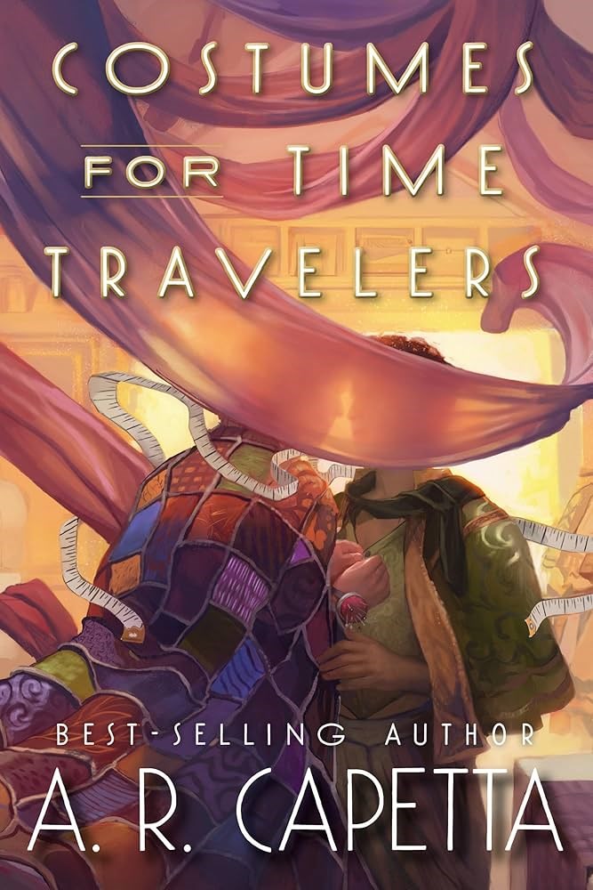 book cover for costumes for time travelers