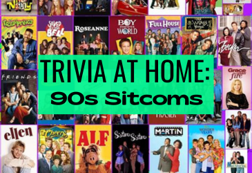Collage of 1990s sitcom posters