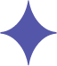Purple Four Pointed Star