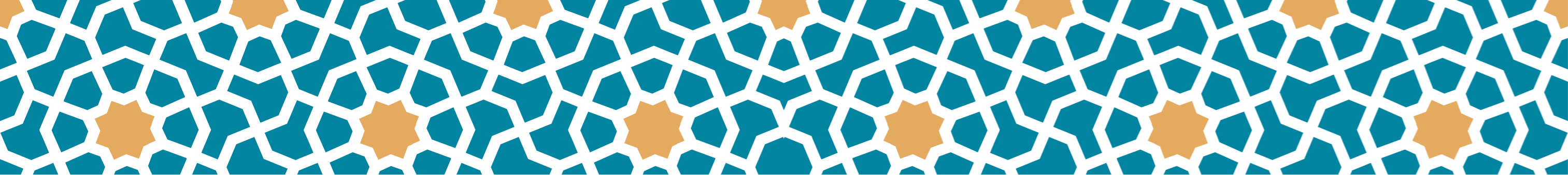 Backgrounds - Mosaic Patterned Border - Teal Gold