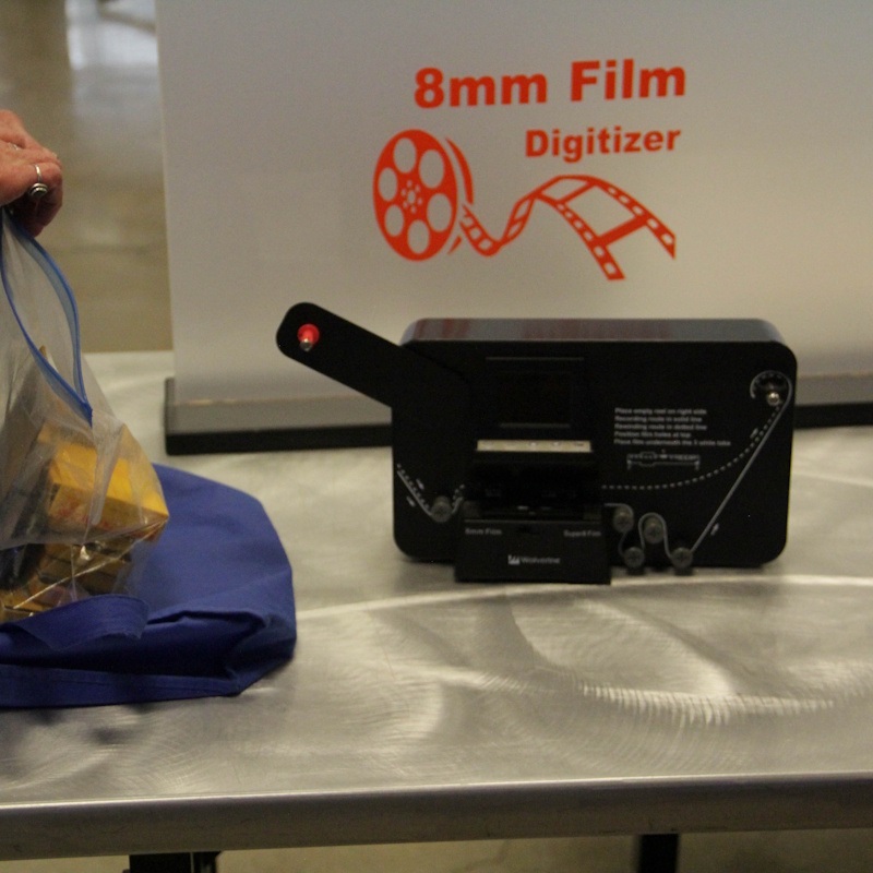 The 8mm digitizer at Library 21c.