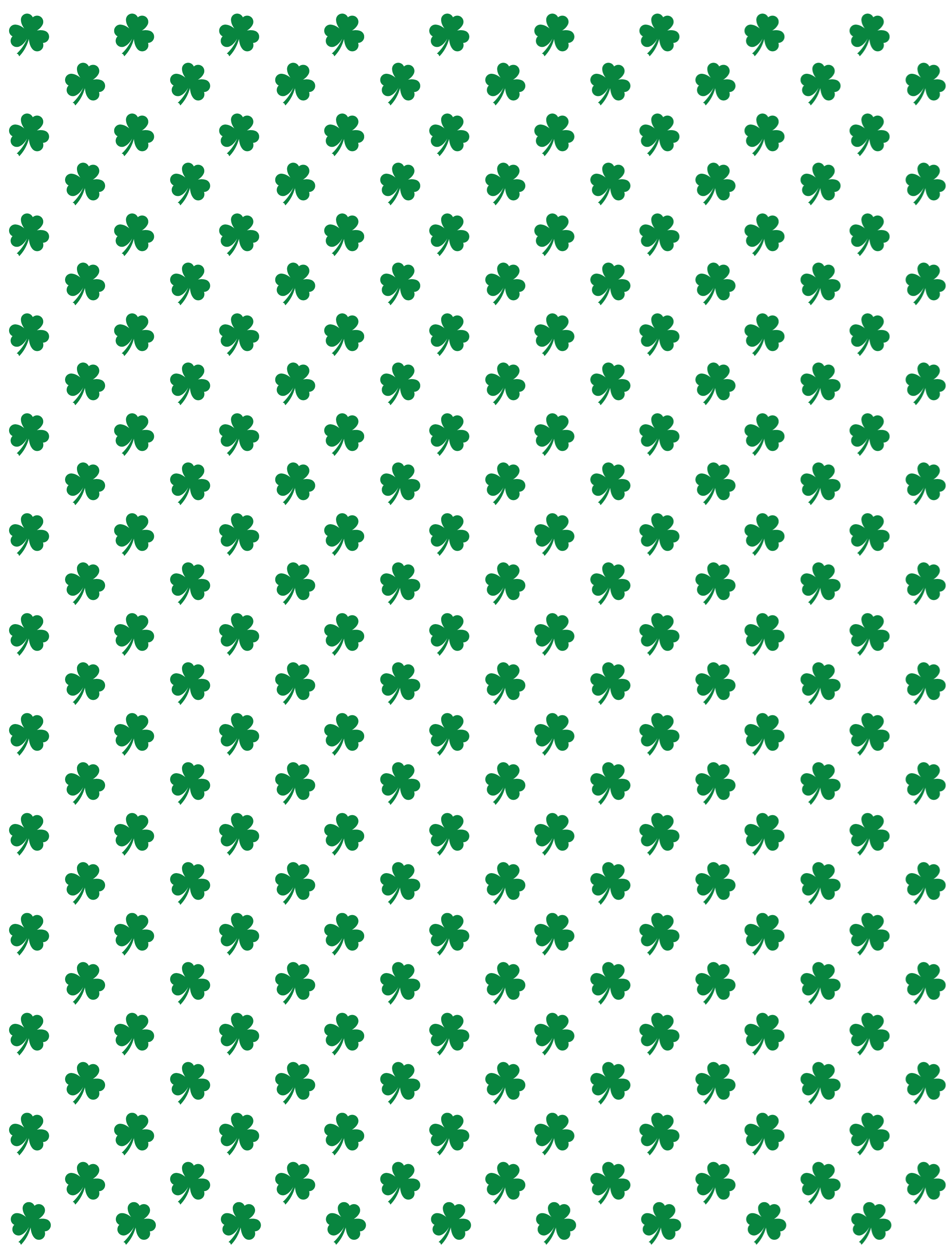 Backgrounds - Shamrock Patterns - St. Patrick's Day