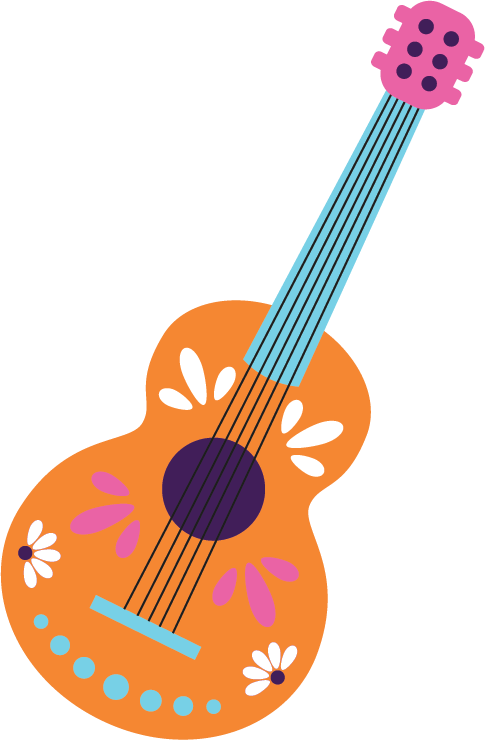 Icons - Guitar - Orange