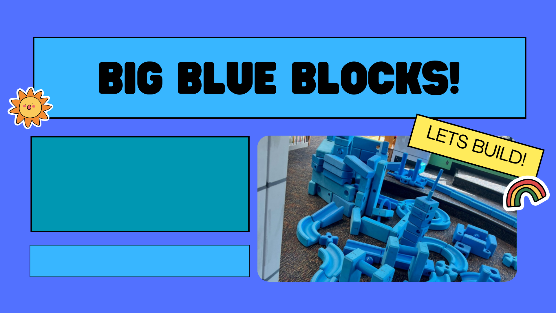 big blue blocks!
